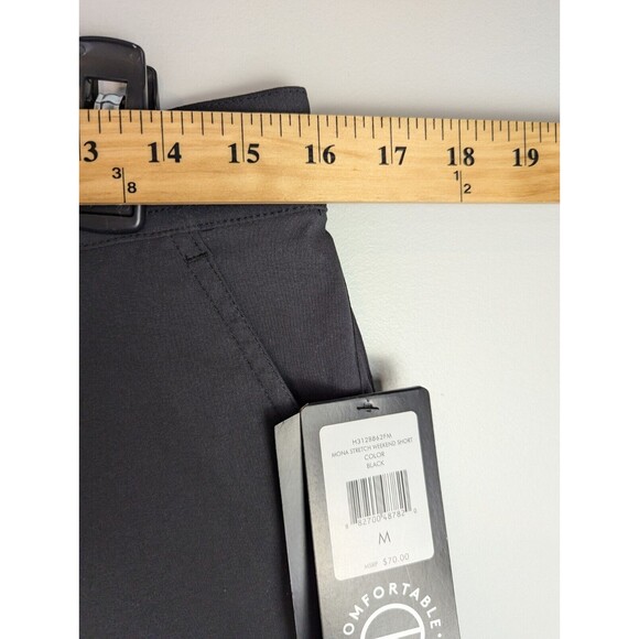 Hi-Tec Women's Mona Stretch Weekend Shorts Size M Black Hiking Comfort Water 4" - Picture 5 of 8